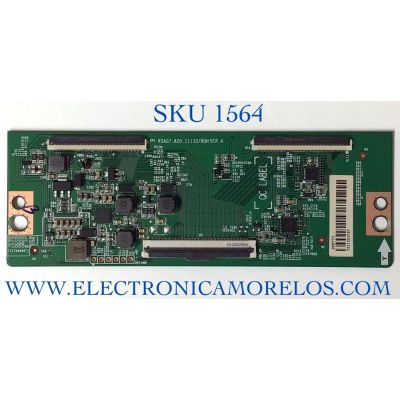 T-CON PARA TV HISENSE NUMERO DE PARTE 289772 / RSAG7.820.11133/ROH / TX212S1FS7 / PANEL JHD550X3U51-T0L\S0\GM\ROH\ / DISPLAY T550QVN10.0 / MODELO 55U6G 55A66FUA / 55U6GR5